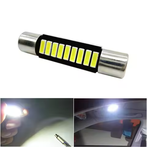 C5W led car auto Interior light Festoon 31mm C5W C10W led bulb 28mm 29mm 12V Car Vanity Mirror Light