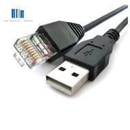 USB To RJ50 Console Cable AP9827 for APC Smart UPS 940-0127B 940-127C 940-0127E with Molded Strain R