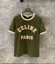 正品⭐️Celine 植絨字母印花T恤