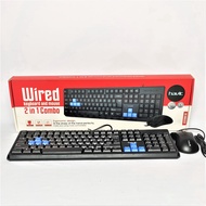 Havit Cable Keyboard and Mouse 2 in 1 Combo (HV-KB563CM)