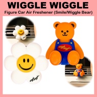 [WIGGLE WIGGLE] Cute Figure Car Freshener (Smile/Wiggle Bear) Figure 2type