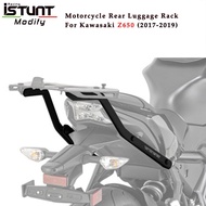 Rear Luggage Rack For Kawasaki ninja Z650 2017 2018 2019  Motorcycle Escape Modified Black Stainless Steel Rear Rack Tru