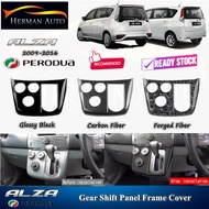 HermanAuto Perodua Alza Old 2013-2015 Gear Shift Panel Frame Cover Garnish Accessories Lama Alza