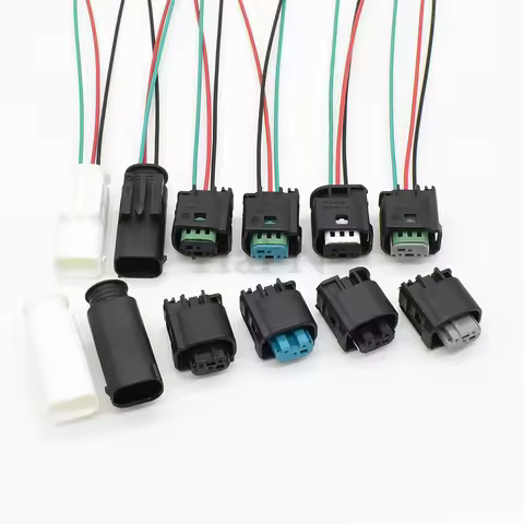 1 Set 3 Pin PDC Parking Sensor Wire Harness Plug 2-967642-1 1J0 972 483 A 8E0971934 Car Waterproof C