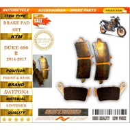 KTM DUKE 690 R 14-17 BRAKE PADS SINTERED STREET BIKE LONG LASTING QUALITY