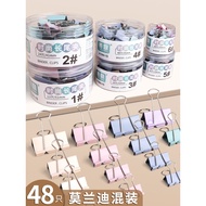 Color Long Tail Clip Dovetail Clip Large Medium Small Size Bill Iron Clip Mixed File Test Paper Fixe