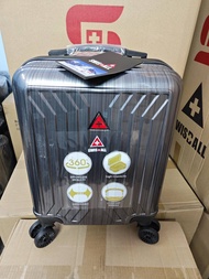 BagsMarket Luggage กระเป๋าเดินทาง Swiss Saint 2009 ขนาด16 นิ้ว ล้อหมุนรอบ 360° Polycarbonate รุ่น KS