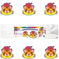 Tiger Hibiscus Merdeka Head Band /Art Craft for Kids / Merdeka Art Craft /Edu Toys Hari Kemerdekaan