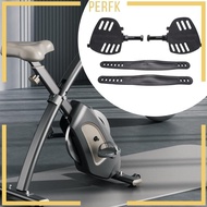 [Perfk] Exercise Bike Pedal with Strap Dynamic Bike Parts Easy to Install Multipurpose for Fitness Gym Household