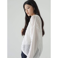 InKano - Hovel Cardie - Women's crop knitted outer Cardigan with straps