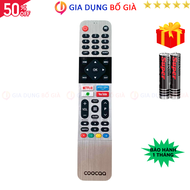 Remote điều khiển tivi COOCAA Mẫu 01 điều khiển TV COOCAA - Tặng kèm pin - GDBG