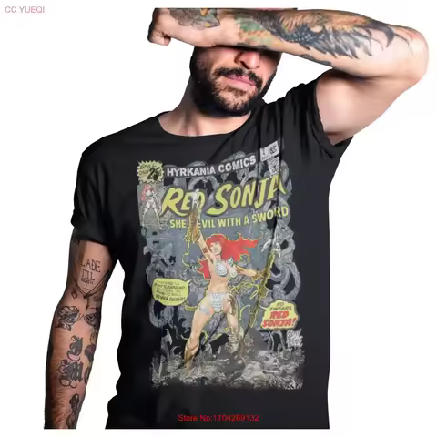 Red Sonja Frank Thorne Comic Legends Cover 4 Retro Vintage Official Mens T Shirt vintage Washed stre