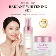 【New Upgraded】Ellen Ella Skincare Set Sor Women Niacinamide Whitening Serum Cream PDRN Serum Mist