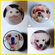 ❦ ▬ ◲ Clars Resin: Personalized Photo Phone Grip Holder Custom Handmade Gift Pop Socket Magnetic Ma