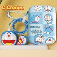 Cute Doraemon Charger Bag/ Charger Cover Protector 18w 20W Cartoon Compatible for iPhone18W/20W Cabl
