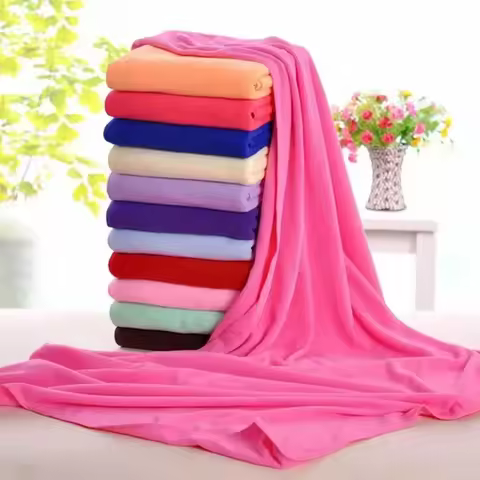 1pc Soft 70x140 Breathable Microfiber Bath Towel Large Bath Towel Beach Towels Shower Towel Quick-Dr
