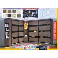 L SHAPE WARDROBE 9.4' x10.6' x 8' (H) LUXURY SERIES, Anti Scratch MELAMINE. Could CUSTOMIZE SIZE, PA