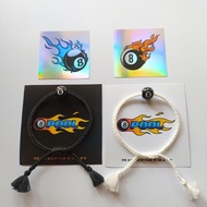 Stussy Ball 8 Couple Bracelet Free Box