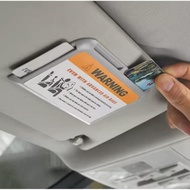 Car Sun Visor Card Slot Card Holder