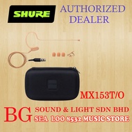 [ SHURE AUTHORIZED DEALER ] SHURE MX153T/O-TQG OMNIDIRECTIONAL EARSET MICROPHONE FOR SHURE WIRELESS