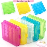 LANFYGOODSS 4 AA AAA for Battery Holders Coloful For 14500 10440 Battery Holder Storage