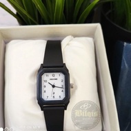 jam tangan wanita 3second original hitam kotak murah terbaru
