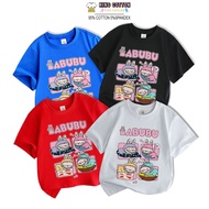 Áo Thun Cotton Trẻ Em LABUBU ART 5 Áo Thun Big Size từ 7-60kg 4 Màu áo Cotton 4 Chiều Chính Phẩm