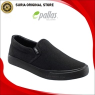 Pallas Jazz Slip On Black School Shoes | Kasut Sekolah Hitam Pallas Jazz Original 407-0112