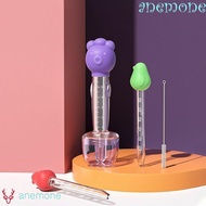 ANEMONE Baby Medicine Feeder, Soft Cartoon Shape Newborn Baby Dropper, Portable Safety Cute Anti Cho
