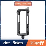 For  X3 Protective Metal Cage with Cold Shoe Mount Panoramic Action Camera Case