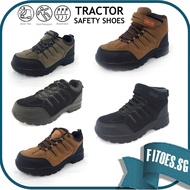 Tractor Safety Shoes High Cut Low Cut Steel Toe Pierce Proof