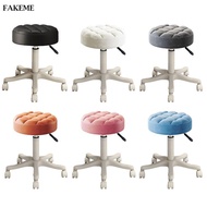 FAKEME Rolling Height Adjustable SPA Stool Saddle Stool for Lab Home SPA