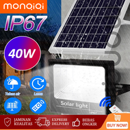 Monqiiq COD lampu tenaga surya 45W 60W 100W 200W 300W 500W Lampu Panel Surya Lampu Taman Lampu Dindi