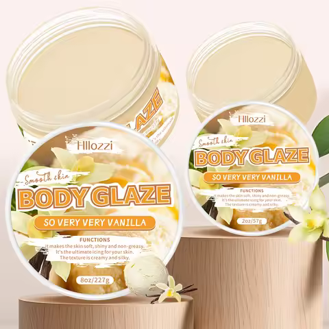 Vanilla body glaze can be used on the face and body to moisturize and nourish the skin, making it el
