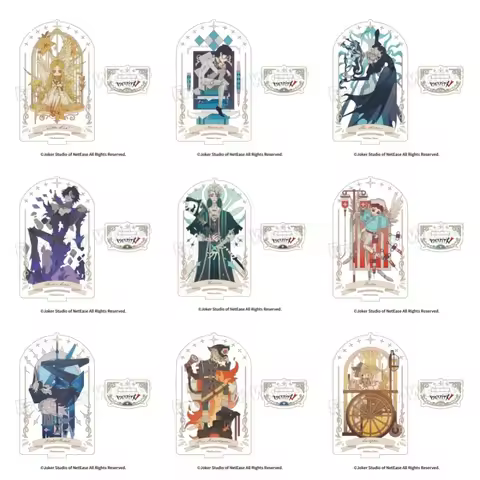 Game Anime Identity V Reznik Emma Woods Helena Adams Acrylic standing sign board Desk Decor Animatio