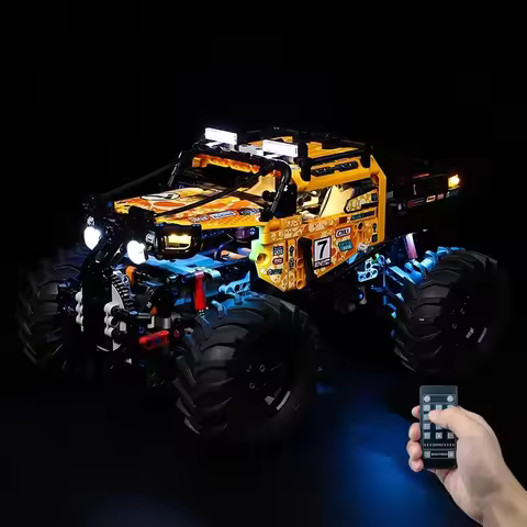 No Model LED Lighting Set Suitable for LEGO 4X4 X Treme Off Roader 42099(Excluding Building Blocks)