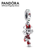 Pandora Silver Disney Minnie Mouse ice skating sterling silver dangle