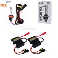 ชุดไฟซีนอลแท้ Xenon H11 8000K 35 W รับประกัน 3 เดือน