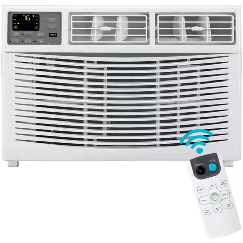 18000 BTU Window AC 3 in 1 Cooler Dehumidifier Fan Timer Remote 1000 Sq Ft 230V
