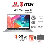 MSI Modern 14 F13MG-084MY/085MY 14" FHD Laptop MSI Modern 14 F13MG-084 14" FHD Laptop Platinum Gray 