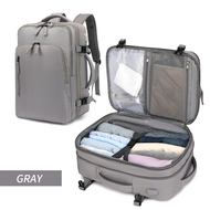 40L Travel bagpack Expandable waterproof Carry on backpack Laptop 15.6 inch beg galas travel 2501