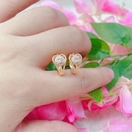 10k Rose Gold Clip Earrings