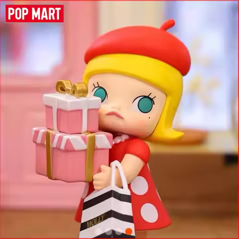 Genuine POP MART Molly Kennysworks Shopaholics Limited Quantity Figures Holiday Gifts