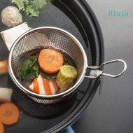 Blala Stainless Steel Fine Wire Mesh  Colander Strainer Kitchen Hot Frying Pan Filter Basket Sieve Dryer for Vegetable
