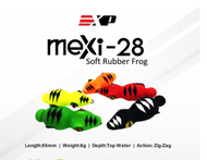 EXP MEXI 28 Soft Rubber Frog Lure Bait Mini Croc Casting Haruan Toman Katak Tiruan Katak tiruan umpa