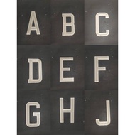 ❤NUMBER❤ (MJ W) CAR NUMBER PLATE WORDING 3D CRYSTRAL (7X4cm)