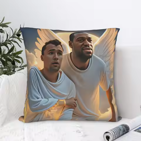 Charlie Kirk Angelic Advocate With George Floyd Pillow Case Morden Pillow Cover Graphic Pillowcases 