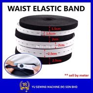 Tali Getah Lubang Butang1Meter / Getah Berlubang/Elastic Band With Button Hole / Waist Elastic