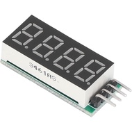 4 Digit 7 Segment LED Display Module, I2C Interface, for DIY Electronics