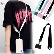 <SJ>Colorful Detachable Neck Cord Safety Universal Phone Chain Rope/ Mobile Phone Anti-lost Hanging 